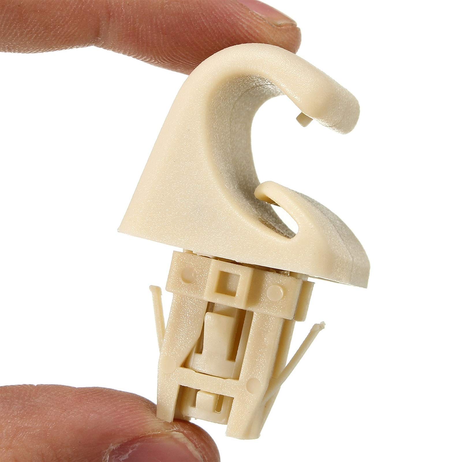 Sonnenblende Halterung,Sonnenblende Clip Grey Beige Sonnenvisier Haken Clip Halterung Aufhänger Fit use for use USO apto para Passend Passend Passend für RAV4 Prius Solara 2001-2007 2003-2012(Gray) von Trohollis