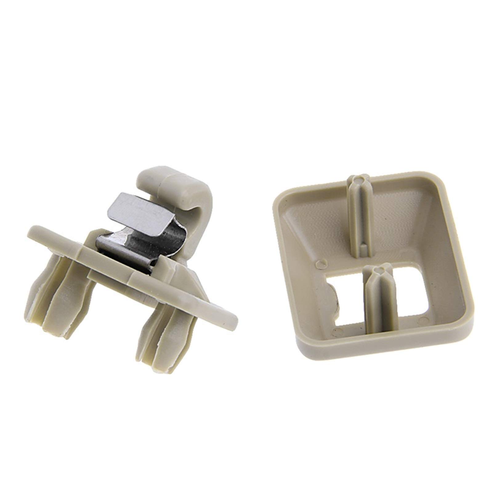 Sonnenblende Halterung,Sonnenblende Clip Grey Sun Visor Clip Hook Halter aus Kunststoff Passend Passend Passend für(1) von Trohollis