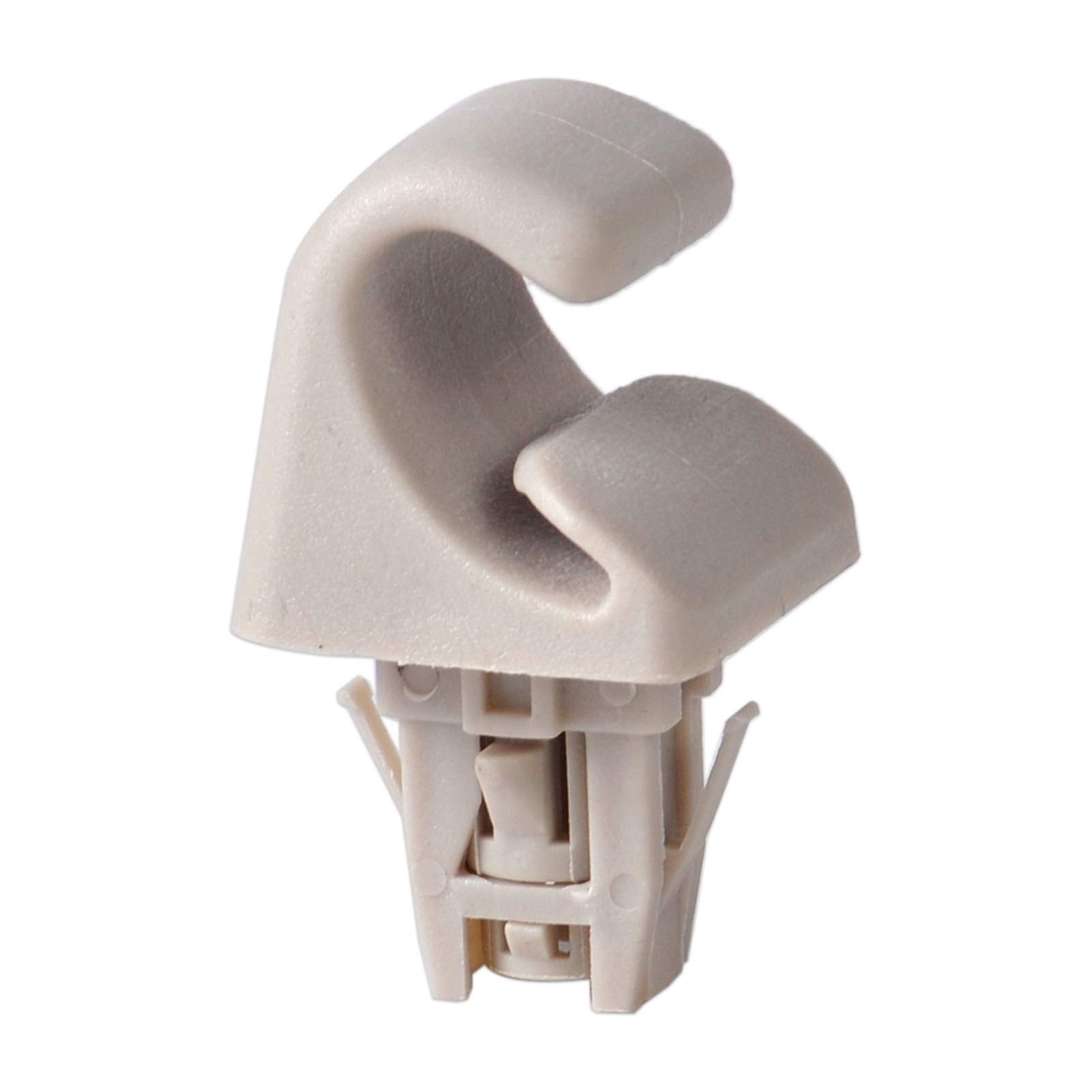 Sonnenblende Halterung,Sonnenblende Clip Plastik-Sonnenblende-Haken-Clip-Halterbügel Fit use for use USO apto para Passend Passend Passend für Prius Rav4 Solara(Beige) von Trohollis