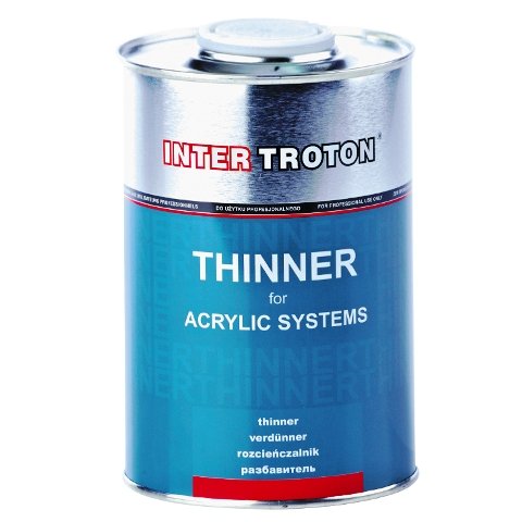 Inter Troton Universal Verdünnung für Acryl-Erzeugnisse 1L Thinner mittel beste Qualität von Troton