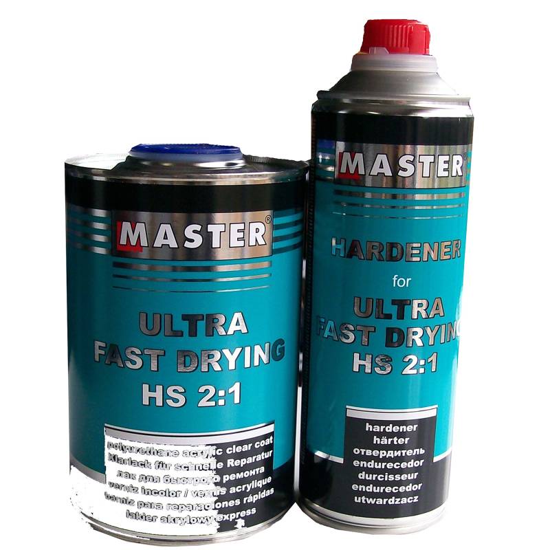 Troton Master Acryl Klarlack 2K Clear Coat Ultra Fast Drying UHS 2:1 1L + Härter 1:2 0.5L von Troton