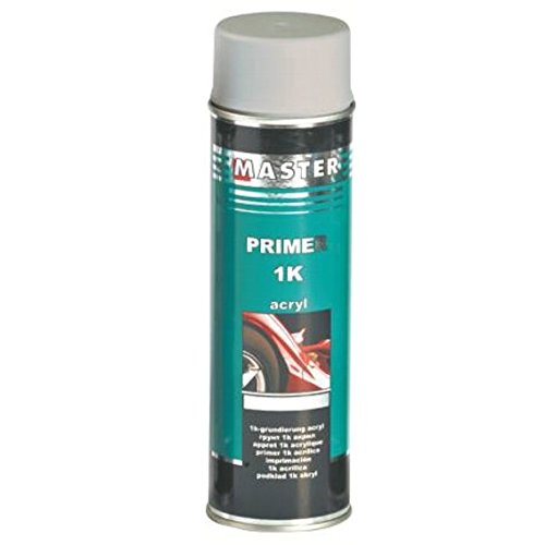 Troton 1K Primer 500ml GRUNDIERUNG Spray ACRYL FÜLLER HAFTGRUND Auto Primer Sprühdose (Grau, 1) von Troton