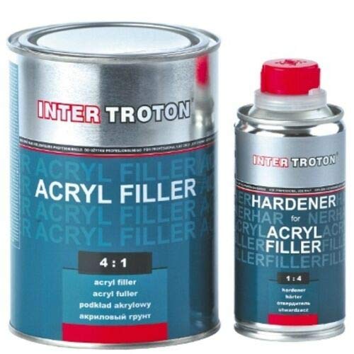 Troton 1L HS Grundierung Weiß 4:1 2K Acryl Füller Primer Filler + Härter von Troton