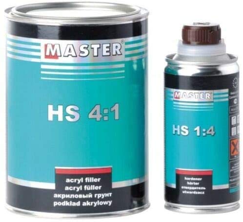 Troton 2K Master Acryl Füller 1L weiß 4:1 Primer Grundierung HS Filler Ink. Härter von Troton