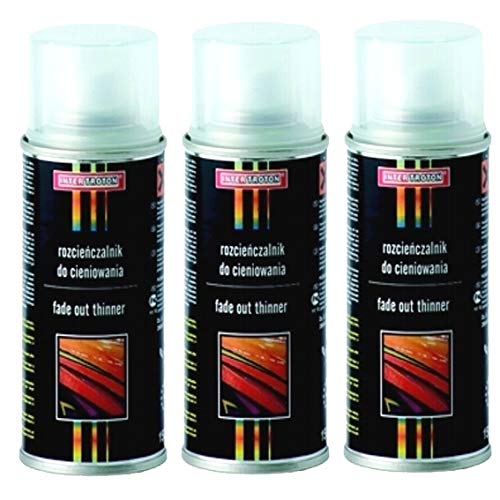 Troton Beispritzverdünnung 1K Beispritzlack 3 x 150ml Spray Spot Blender Lack Verdünnung von Troton