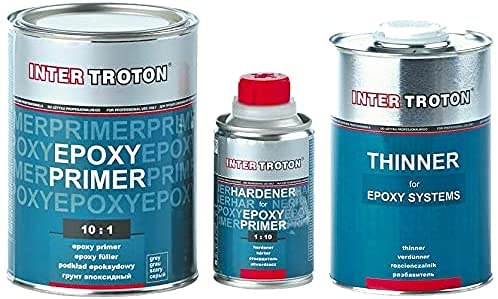 Troton EPOXY GRUNDIERUNG 10:1 Primer 2K Inter EPOXID 1,1kg + 1 x VERDÜNNUNG 1L von Troton