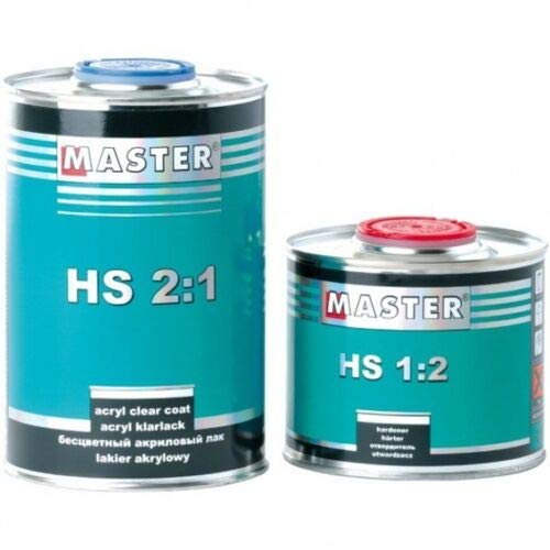 Troton Master 2K HS Acryl Klarlack Lack Autolack Kratzfest 2:1 1L + Härter Fast Kurz 1:2 0.5L Schnell von Troton