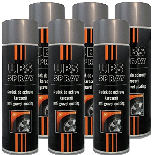 Troton UBS 6 x 500ml Spray Grau UNTERBODENSCHUTZ Anti Gravel Schutz KUNSTHARZ GRAVEX Troton UBS 6 x 500ml Spray Grau UNTERBODENSCHUTZ Anti Gravel Schutz KUNSTHARZ GRAVEX von Troton