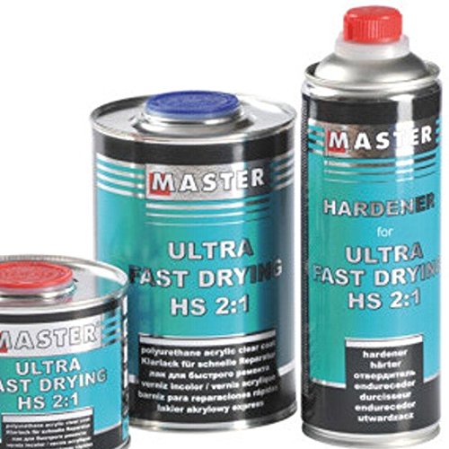 Troton Ultra Fast UHS 2:1 KLARLACK 1L Kratzfest Acryl 2K Lack Drying Speed Schnell Fast + HÄRTER 0,5L Master von Troton