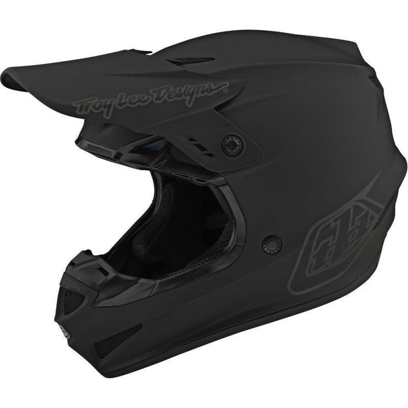 TLD GP Mono Motocross Helm Schwarz von Troy Lee Designs