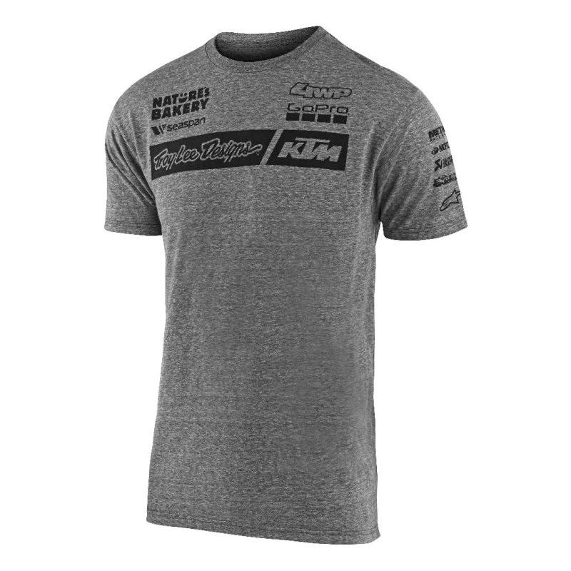 TLD-T-Shirt-KTM-Sportswear-2020-grau von Troy Lee Designs