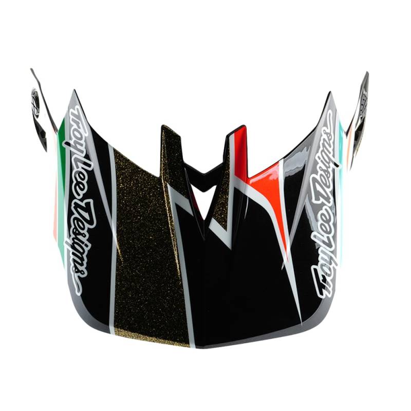 Troy Lee Designs D4 Visier; Rahmen Schwarz/Gold von Troy Lee Designs