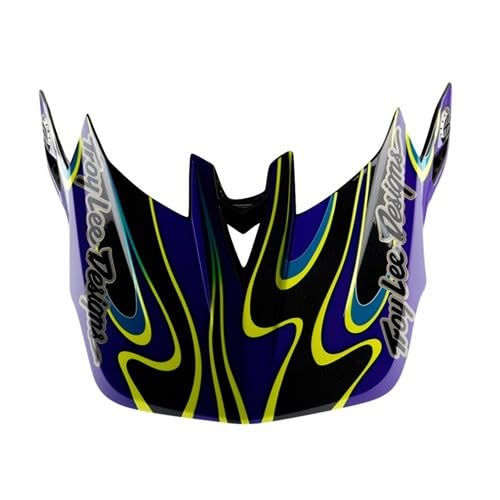 Troy Lee Designs D4 Visier; gebranntes Schwarz/Violett von Troy Lee Designs