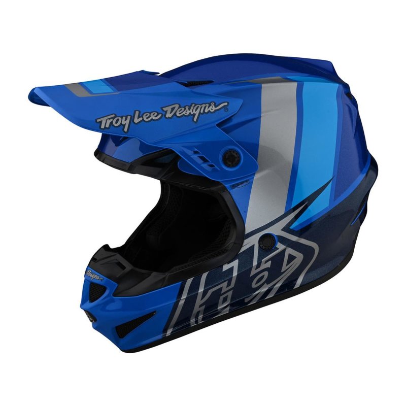 Troy Lee Designs GP Helm, Nova, blue, L | 58-59cm von Troy Lee Designs