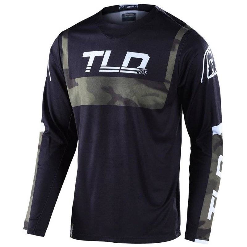 Troy Lee Designs GP Jersey, Brazen Camo, army green, M von Troy Lee Designs