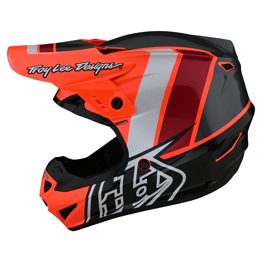Troy Lee Designs GP Nova Adult Motocross Helmet - Face Helmet Offroad Motorcycle Dirt Bike ATV Powersports Dual Sport Racing Helmet - Mens Womens Unisex (Glo Orange, SM) von Troy Lee Designs