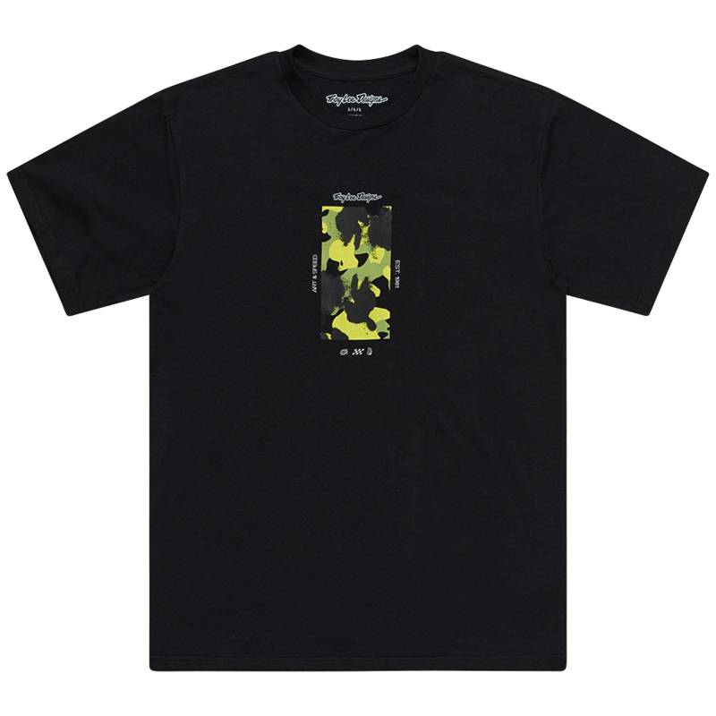 Troy Lee Designs Kurzärmeliges T-Shirt, Boxed Out Vintage White MD von Troy Lee Designs