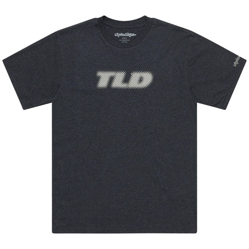 Troy Lee Designs Kurzärmeliges T-Shirt, Fade Out Black Heather MD von Troy Lee Designs