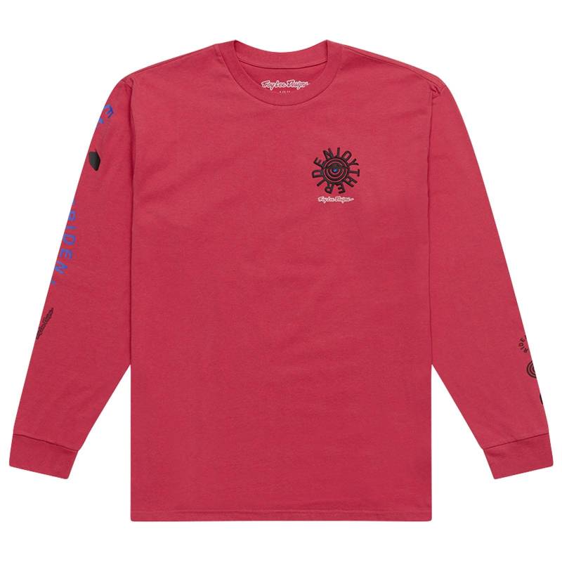 Troy Lee Designs Langarm-T-Shirt; Enjoy Fuchsia LG von Troy Lee Designs