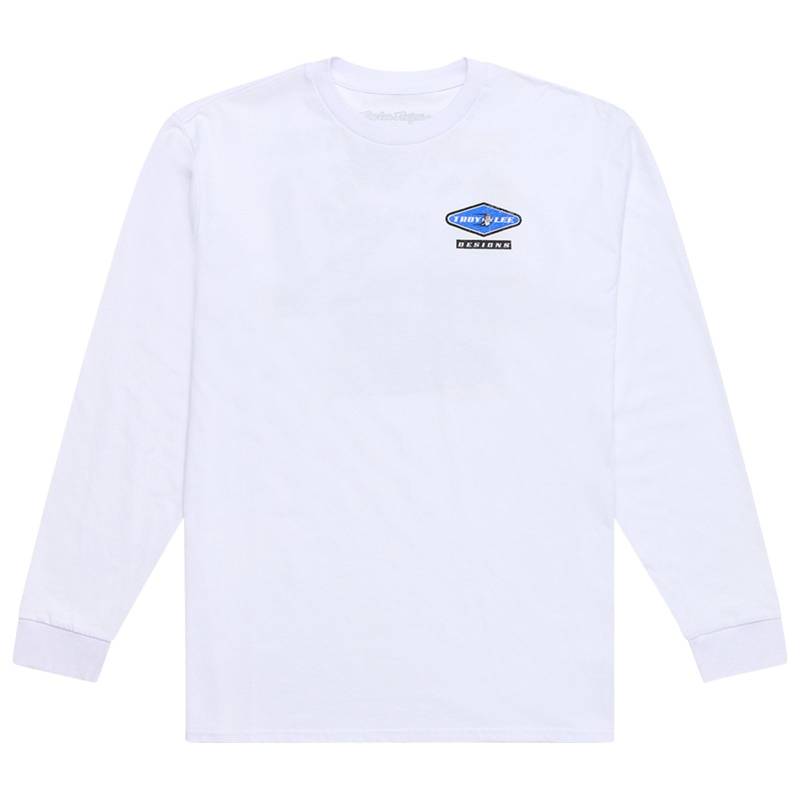 Troy Lee Designs Langarm-T-Shirt; Overload White MD von Troy Lee Designs
