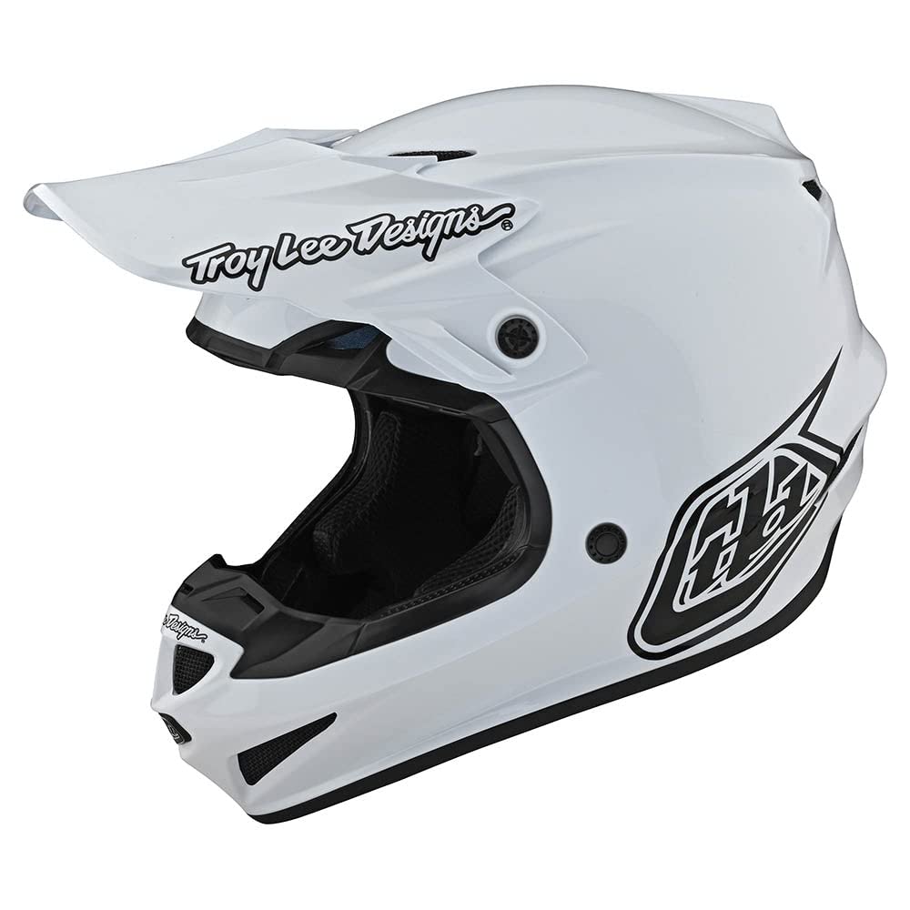 Troy Lee Designs Motocross-Helm SE4 Polyacrylite MIPS Weiß Gr. M von Troy Lee Designs