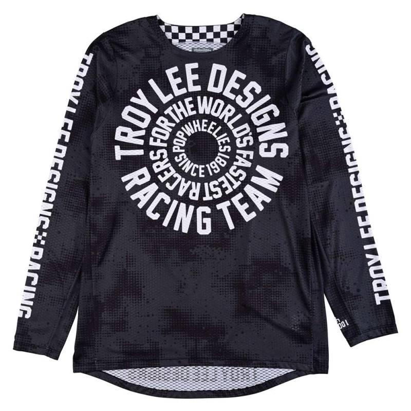 Troy Lee Designs Youth GP PRO AIR Jersey; Carlsbad 97 Black MD von Troy Lee Designs