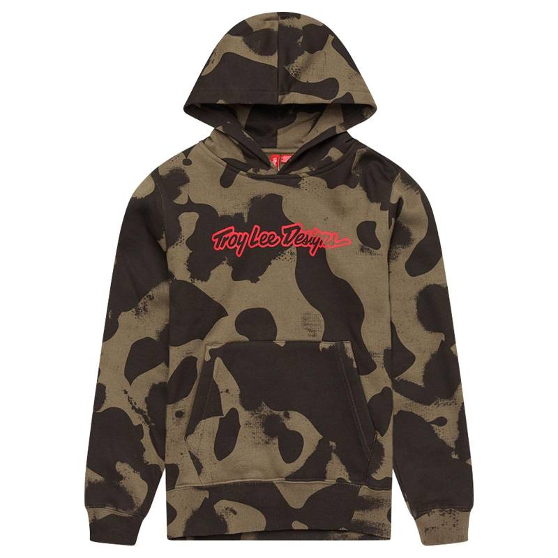 Troy Lee Designs Youth Pullover; Signature Olive Camo MD von Troy Lee Designs