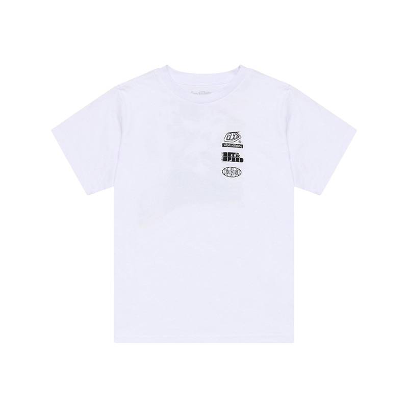 Troy Lee Designs Youth Short Sleeve Tee; Overload White XL von Troy Lee Designs
