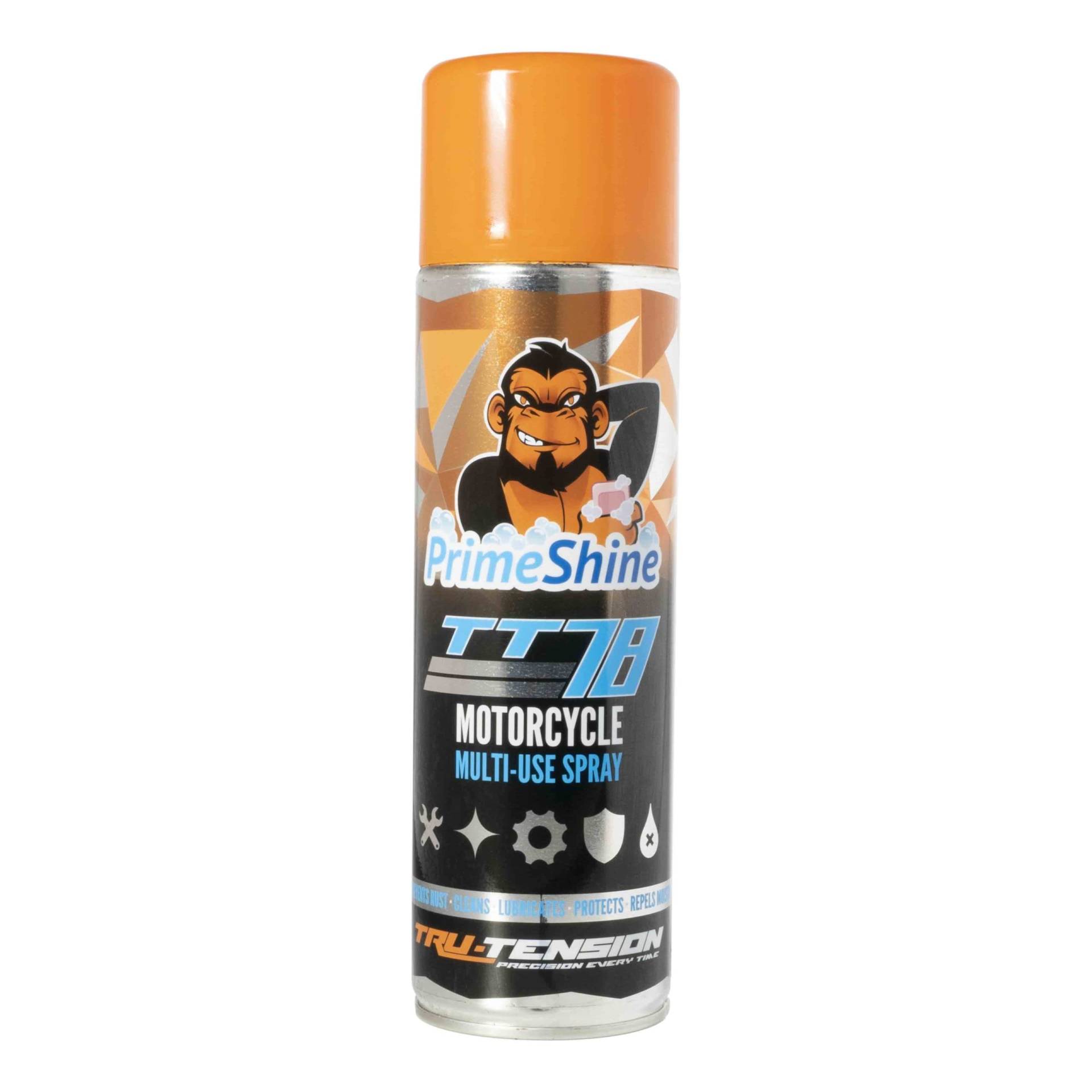 Tru-Tension | PrimeShine TT78 Motorcycle Multi-Use Spray | Kabelschmiergerät | Motorräder & Fahrräder | 500ml Tru-Tension | PrimeShine TT78 Motorcycle Multi-Use Spray | Kabelschmiergerät | Motorräder & Fahrräder | 500ml von Tru-Tension