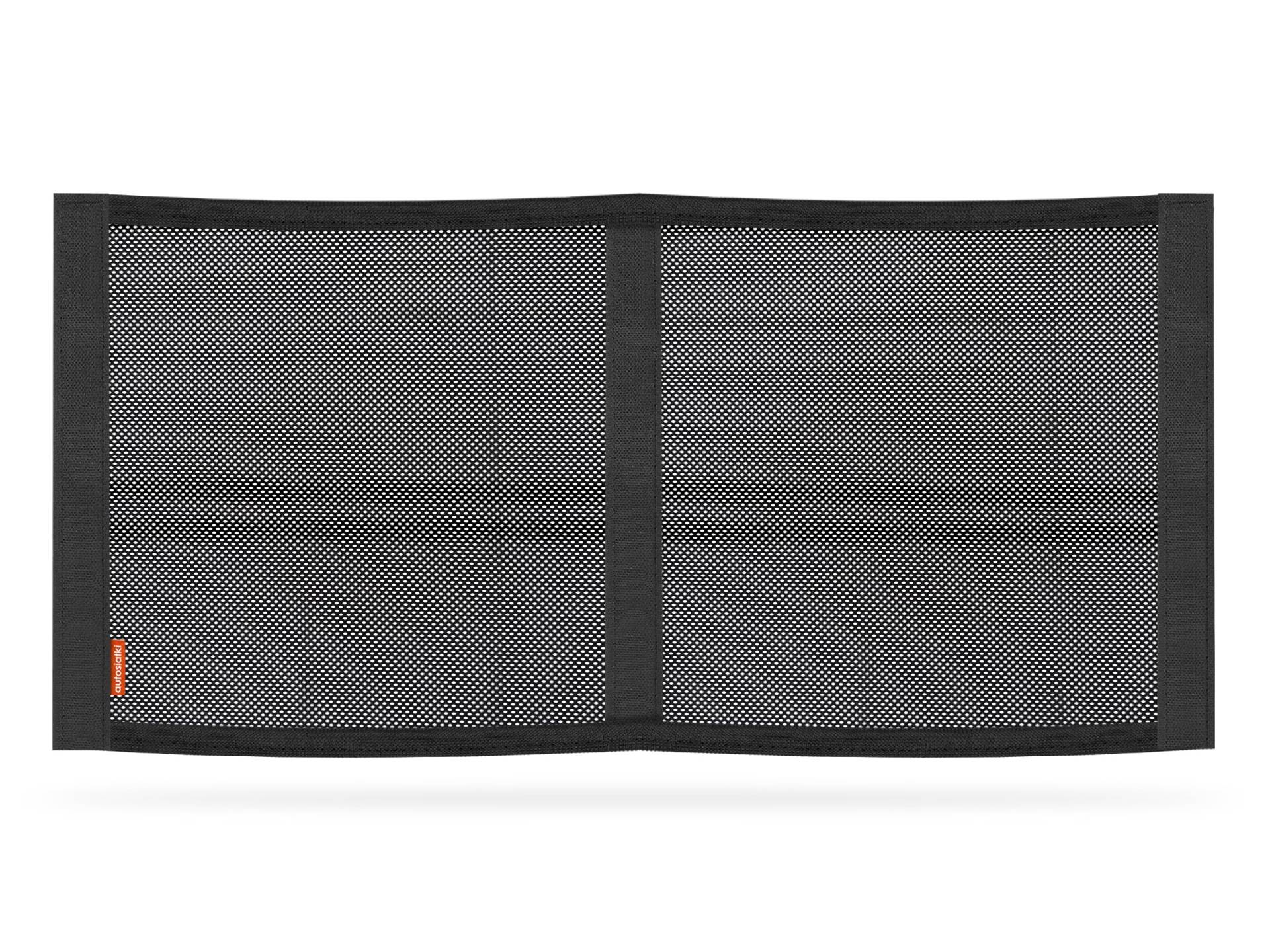 TrunkExpert, Nano-Netztasche mit Klettverschluss zweiteilig, 50-70 cm x 30 cm Universelle Kofferraum Netztasche, Organizer-Tasche, Netztasche mit Starken Klettstreifen für Auto, Kofferraum, 1 Stück von TrunkExpert