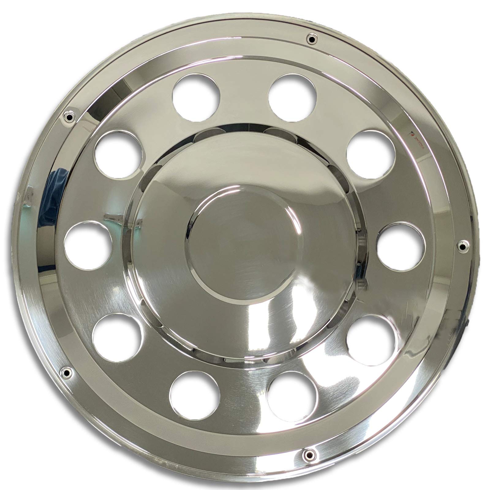 Trupa 2 x Radzierblende 22,5" flach Edelstahl V2A LKW Hinterachse Anhänger Wohnmobil Trupa 2 x Radzierblende 22,5" flach Edelstahl V2A LKW Hinterachse Anhänger Wohnmobil von KOMIRO
