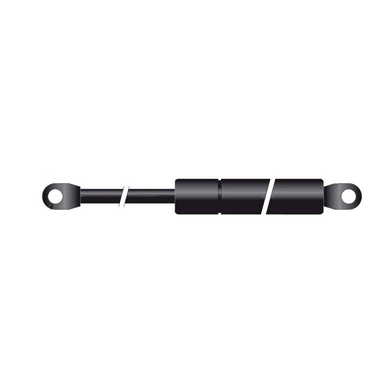 Trupa Gasdruckfeder 6/15 6,1 Hub=80 L=225 mm Schwarz 150N (0024) von Trupa