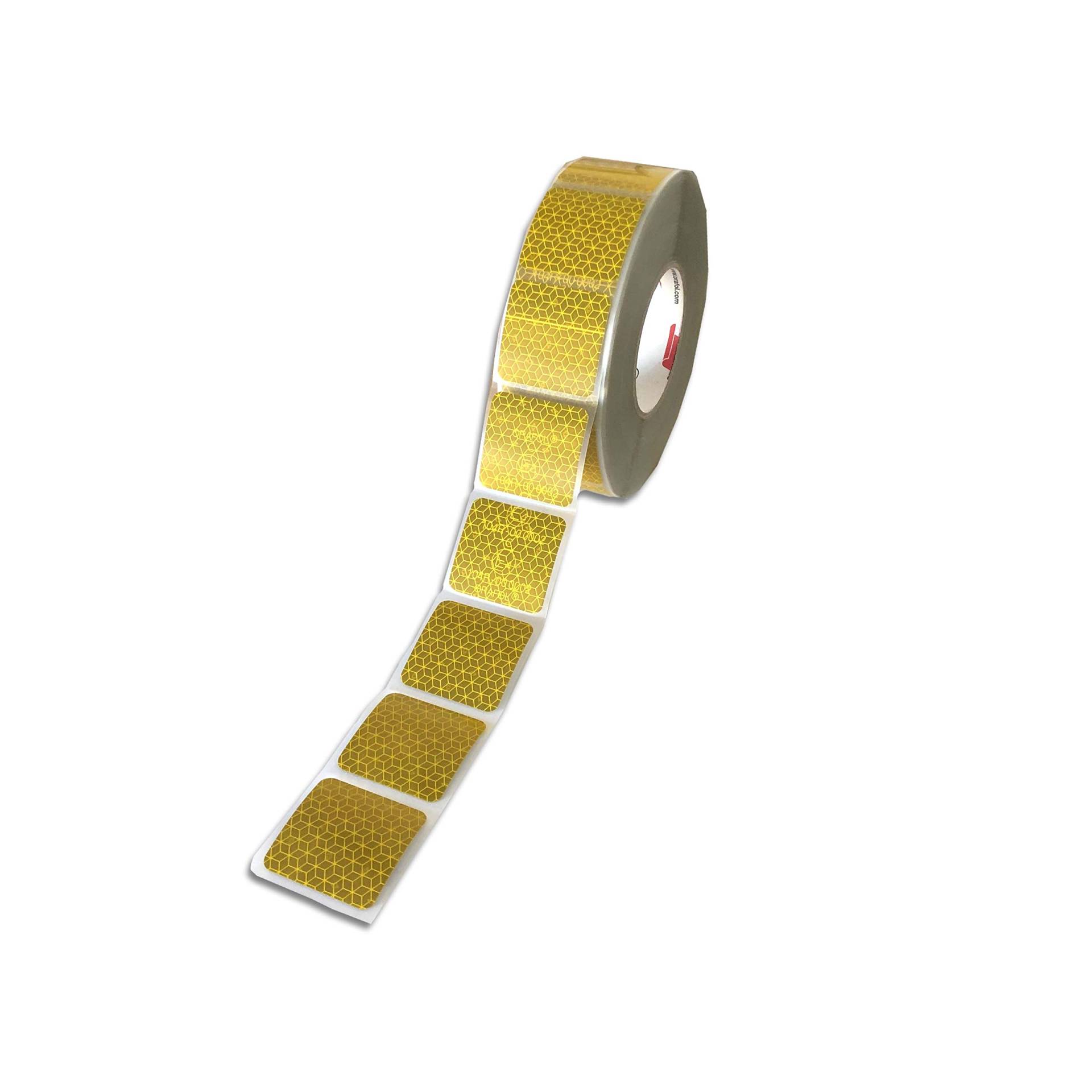 Trupa Reflexite VC104+ 50 m x 50 mm Konturmarkierung gelb/segmentiert Orafol Oralite Made in Germany(1,98€/m) von Trupa