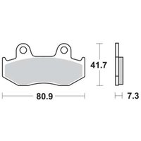 Bremsbelagsatz TRW MCB534SI von Trw