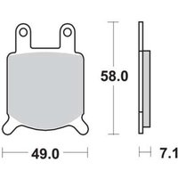 Bremsbelagsatz TRW MCB536 Bremsbelagsatz TRW MCB536 von Trw