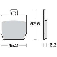 Bremsbelagsatz TRW MCB701SR Bremsbelagsatz TRW MCB701SR von Trw