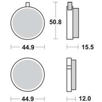 Bremsbelagsatz TRW MCB14 Bremsbelagsatz TRW MCB14 von Trw