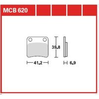Bremsbelagsatz TRW MCB620 Bremsbelagsatz TRW MCB620 von Trw