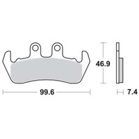 Bremsbelagsatz TRW MCB630 Bremsbelagsatz TRW MCB630 von Trw