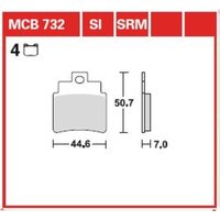 Bremsbelagsatz TRW MCB732SRM Bremsbelagsatz TRW MCB732SRM von Trw