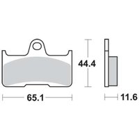 Bremsbelagsatz TRW MCB756RSI Keine Strassenzulassung von Trw