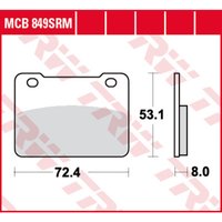 Bremsbelagsatz TRW MCB849SRM von Trw