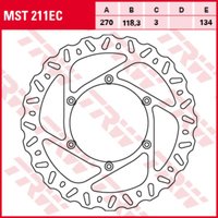 Bremsscheibe TRW MST211EC, 1 Stück Bremsscheibe TRW MST211EC, 1 Stück von Trw
