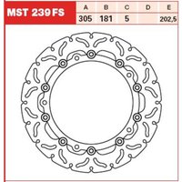 Bremsscheibe TRW MST239FS, 1 Stück von Trw