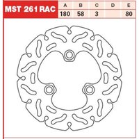 Bremsscheibe TRW MST261RAC, 1 Stück Bremsscheibe TRW MST261RAC, 1 Stück von Trw