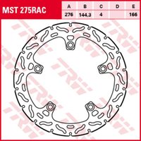 Bremsscheibe TRW MST275RAC, 1 Stück Bremsscheibe TRW MST275RAC, 1 Stück von Trw