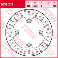 Bremsscheibe TRW MST293, 1 Stück von Trw