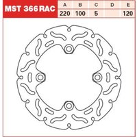 Bremsscheibe TRW MST366RAC, 1 Stück Bremsscheibe TRW MST366RAC, 1 Stück von Trw