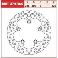 Bremsscheibe TRW MST374RAC, 1 Stück Bremsscheibe TRW MST374RAC, 1 Stück von Trw