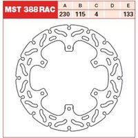 Bremsscheibe TRW MST388RAC, 1 Stück Bremsscheibe TRW MST388RAC, 1 Stück von Trw